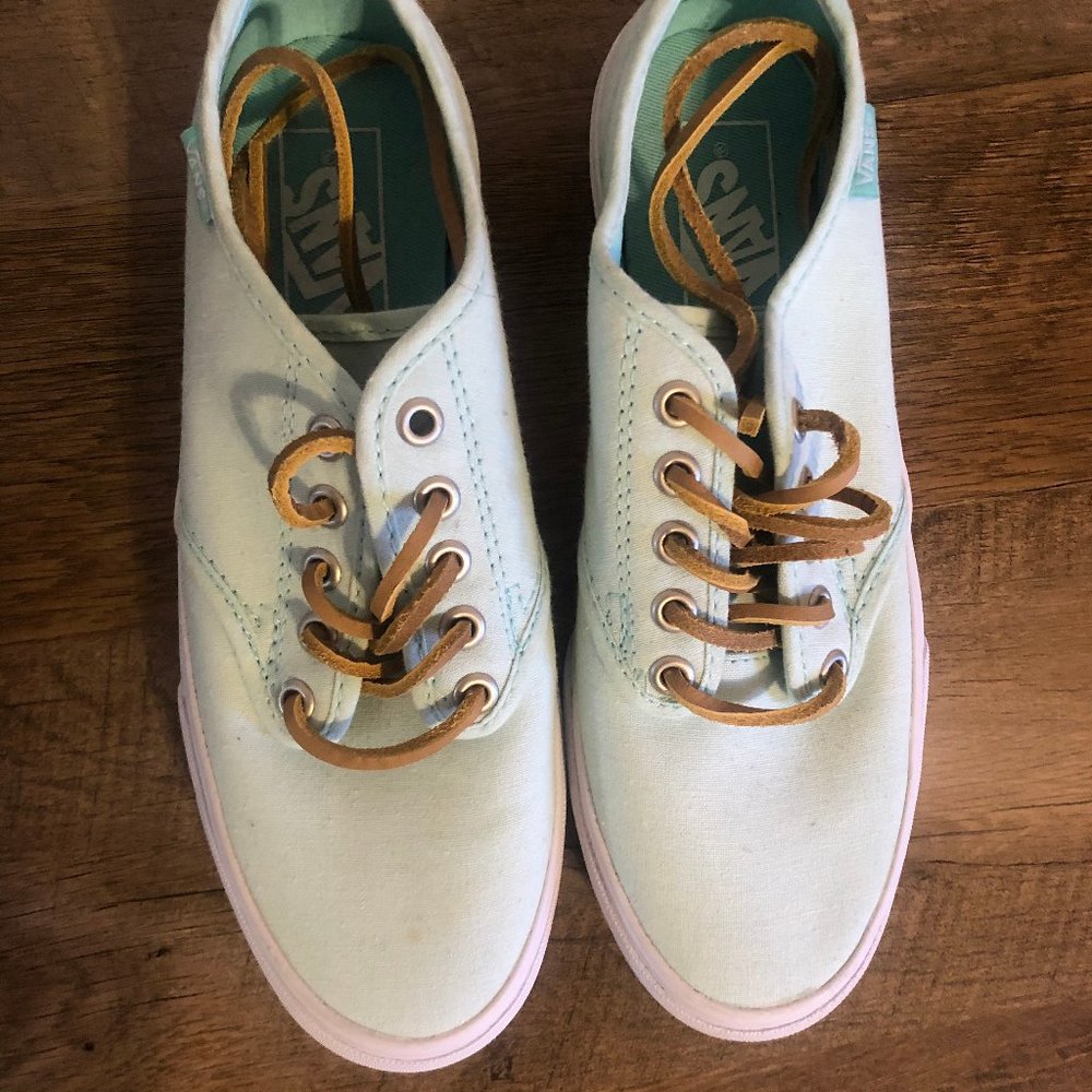 New Vans Mint Green Sneakers Women Size 6.5/7